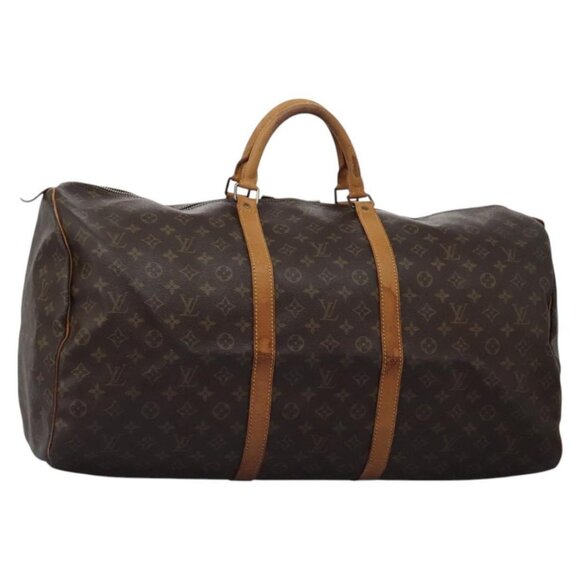 LOUIS VUITTON Monogram Keepall 60 Boston Bag M41422 LV Auth 116564 - Picture 1 of 16